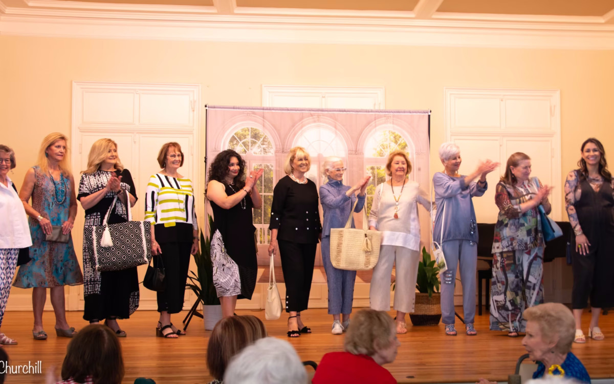 A community gathering at the club