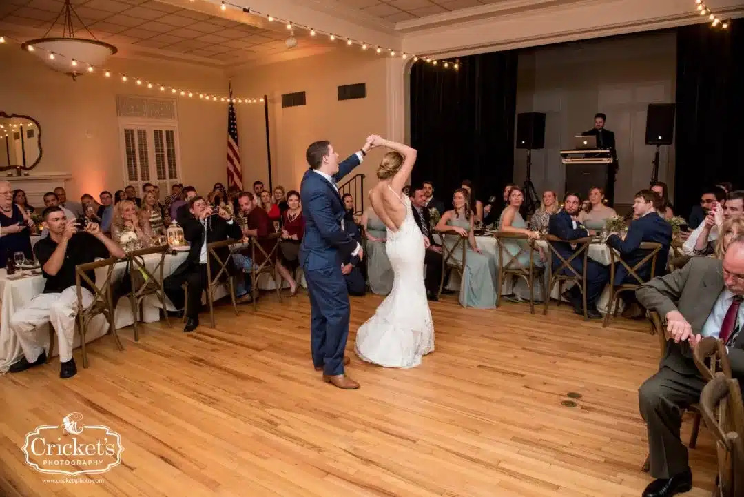 A wedding celebration framed by the historic gardens of The Woman's Club of Winter Park